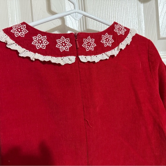 Hanna Andersson Corduroy Holiday Dress - size 6-7 - Picture 7 of 10